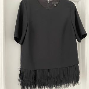 Fringe Black Top